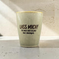 Lustige Tasse mit Gravur „LASS MICH!“ | 220 ml