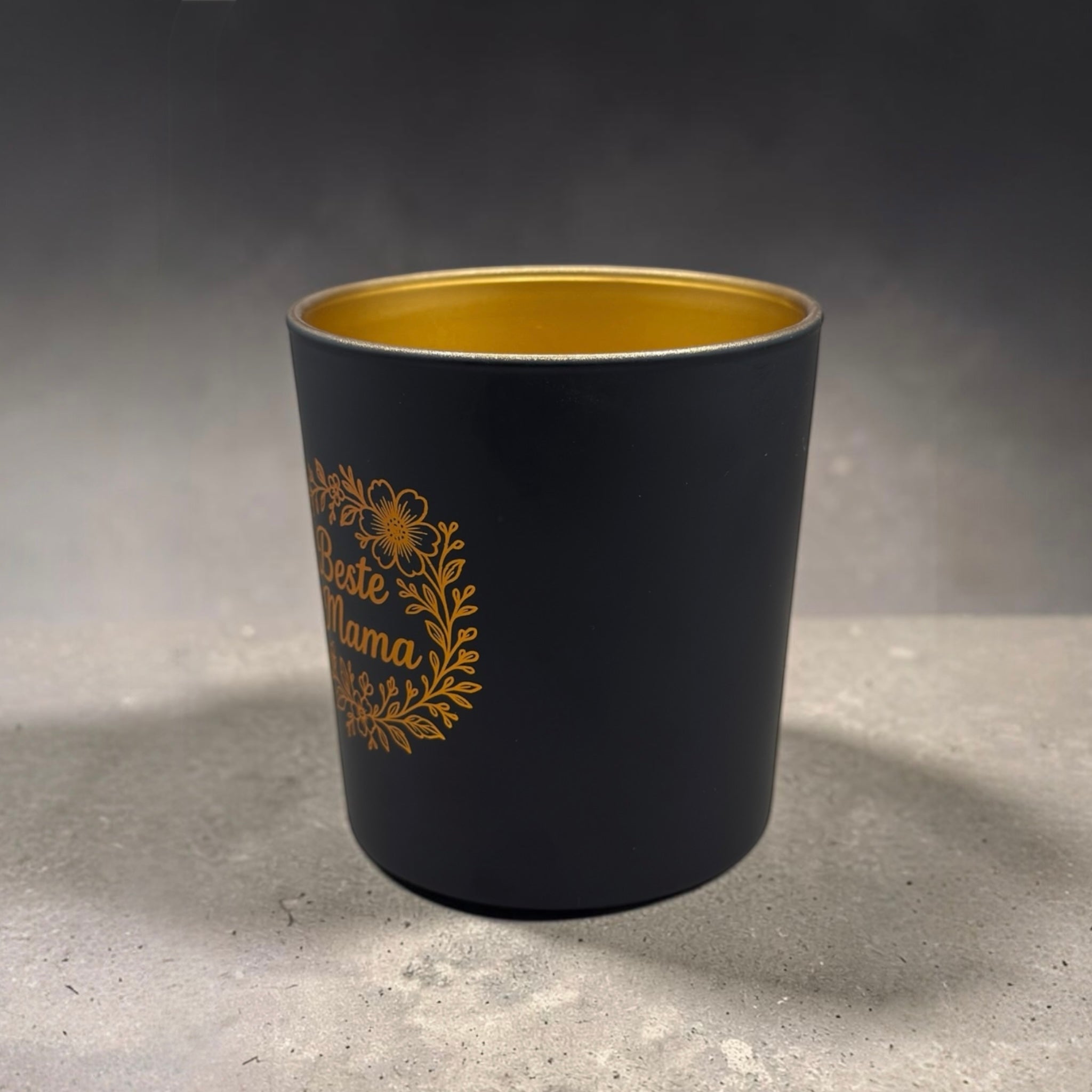 Windlicht mit Gravur Beste Mama – Geschenk für Mama aus Glas
