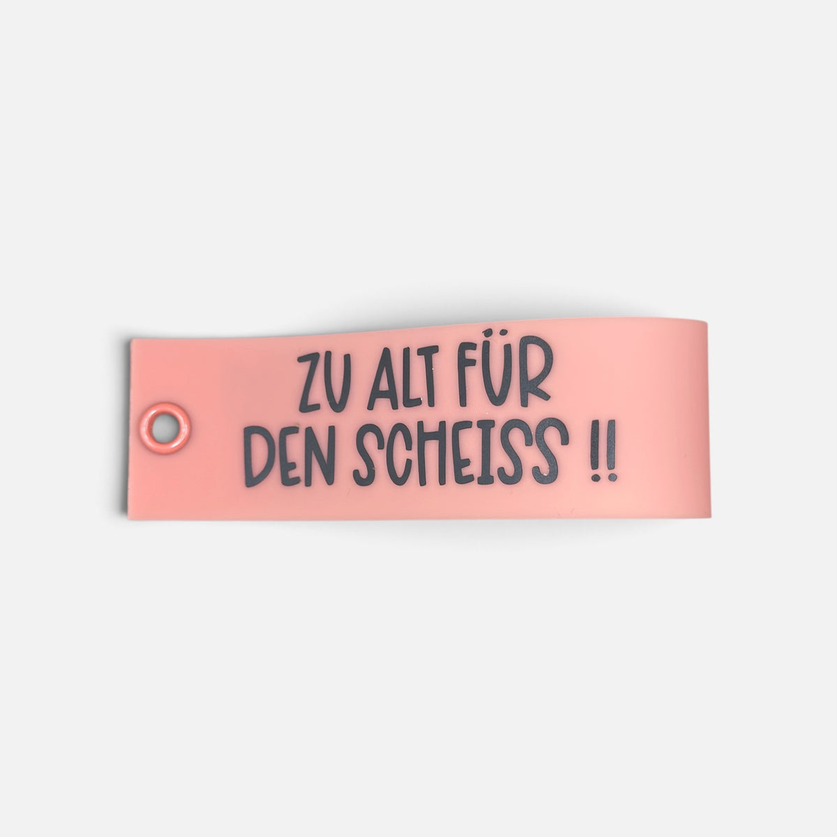Lustige Schlüsselanhänger mit Spruch – 5 Designs und Farben