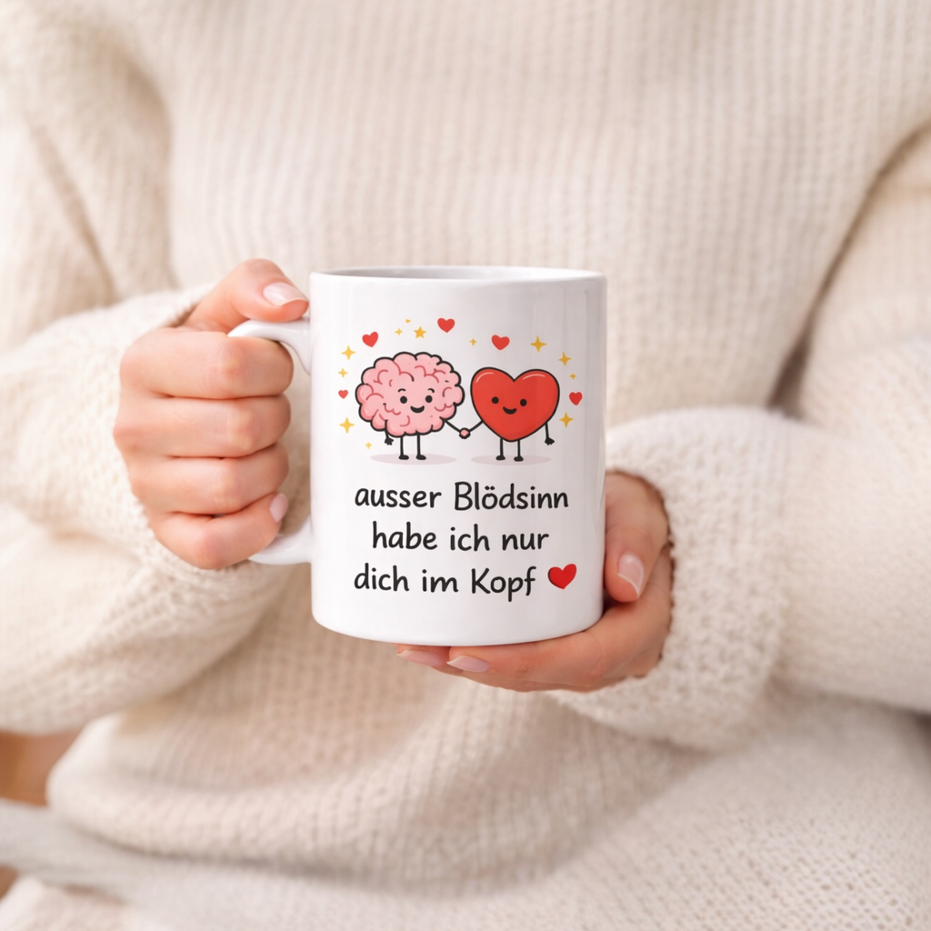 Lustige Tasse mit Spruch - Geschenk für Freundin & Freund