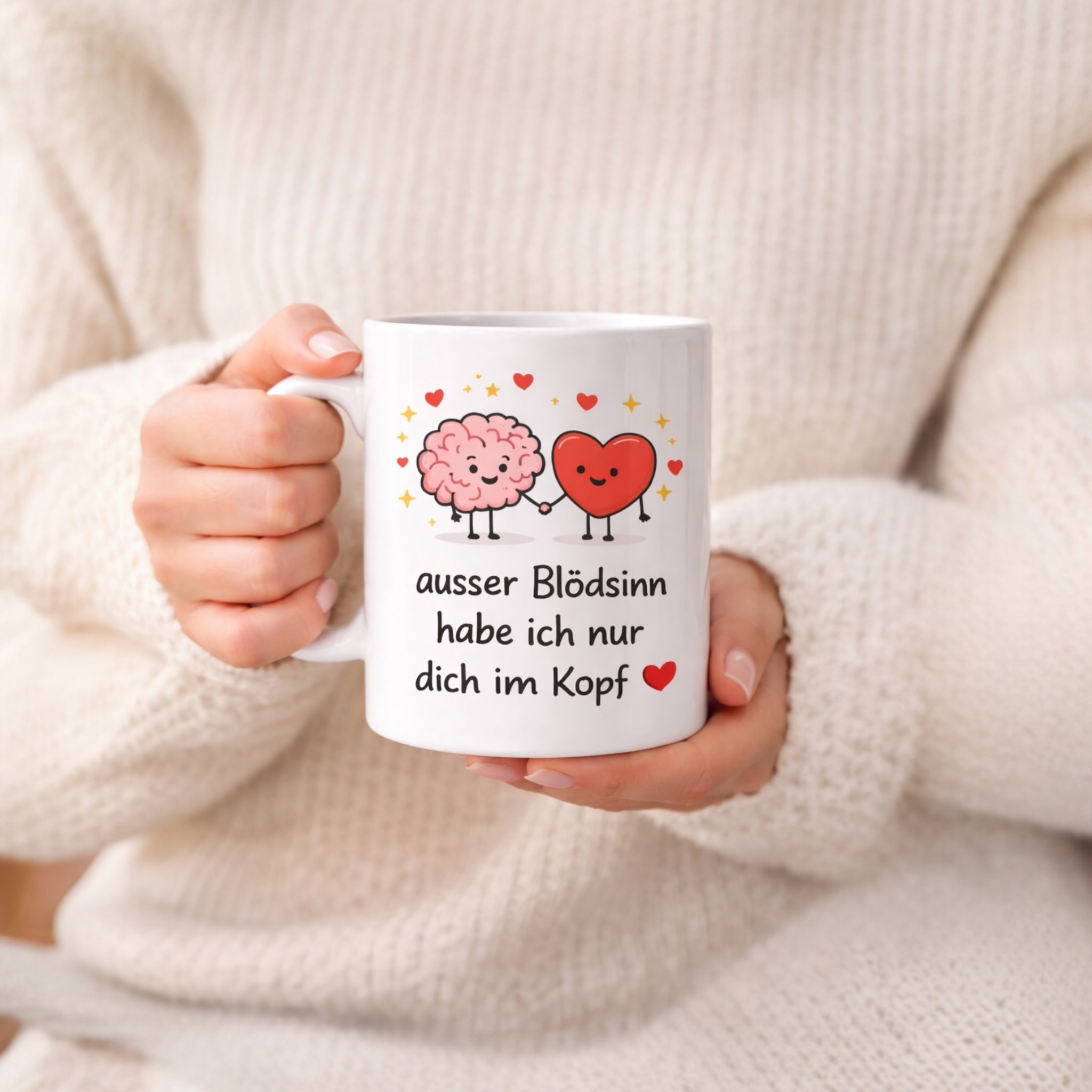 Lustige Tasse mit Spruch - Geschenk für Freundin & Freund