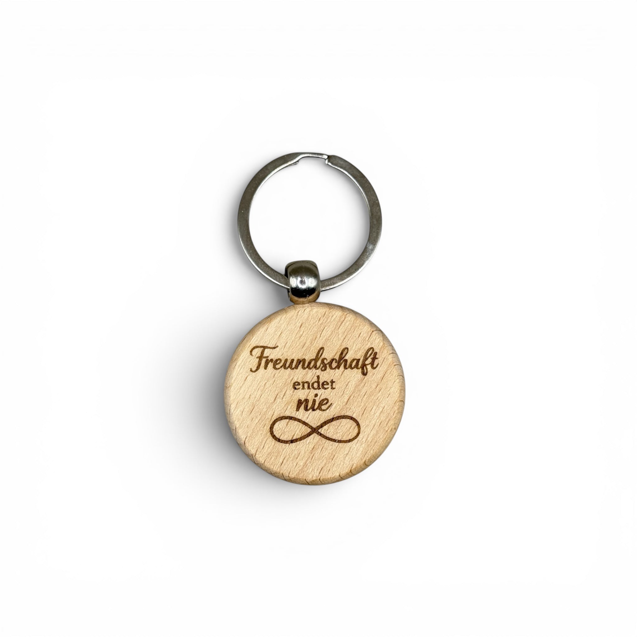 Schlüsselanhänger aus Holz mit Spruch – Geschenk für Paare & Freundschaft