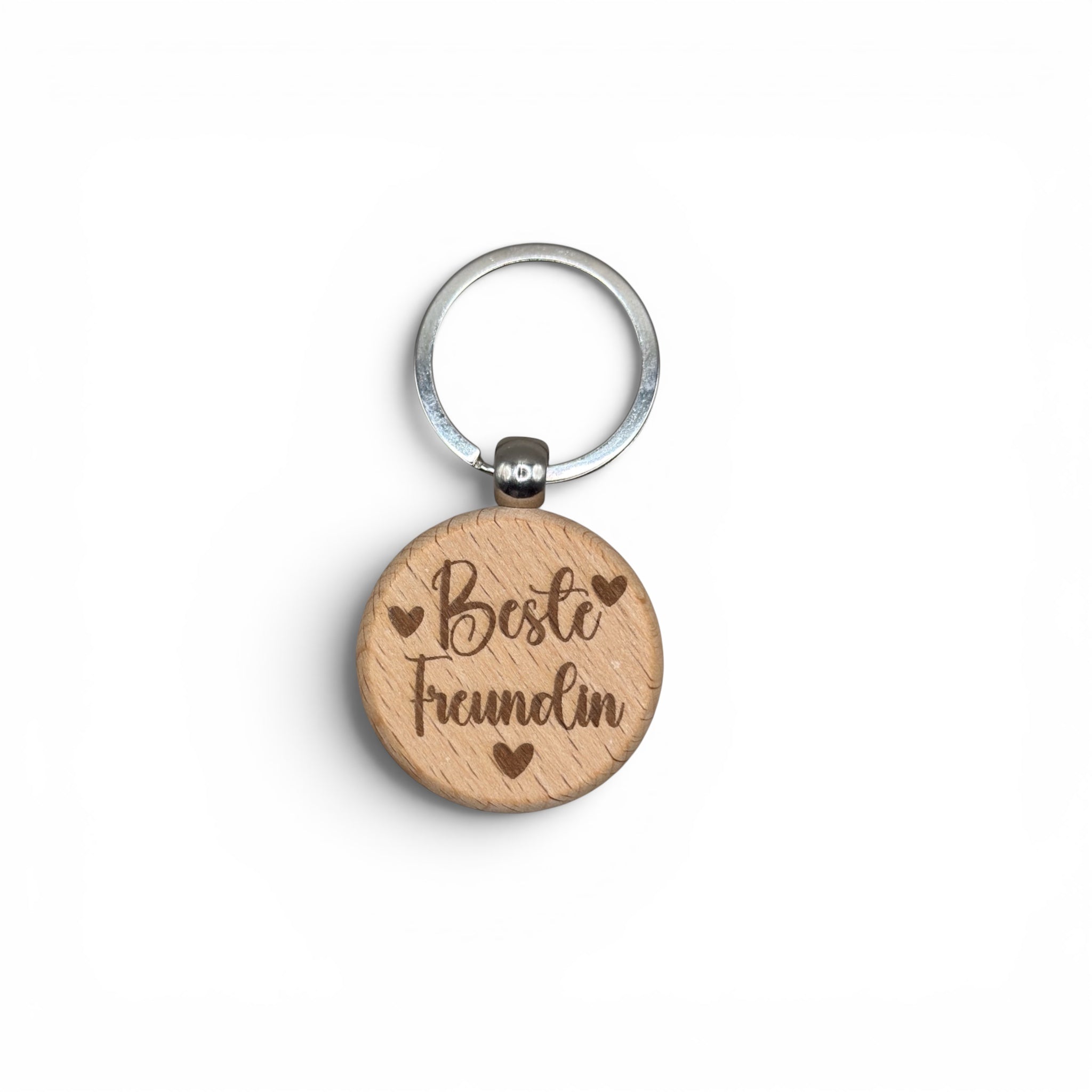 Holz-Schlüsselanhänger mit Gravur – Geschenk für besondere Menschen