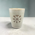 Vegvisir-Keramikbecher mit Lasergravur