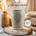 Tasse mit Gravur – Zusammen komplett daneben | 220 ml | Geschenk beste Freundin