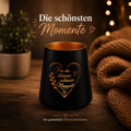 Windlicht aus Glas – Für die kleinen schönen Momente – Deko für Balkon, Terrasse & Zuhause