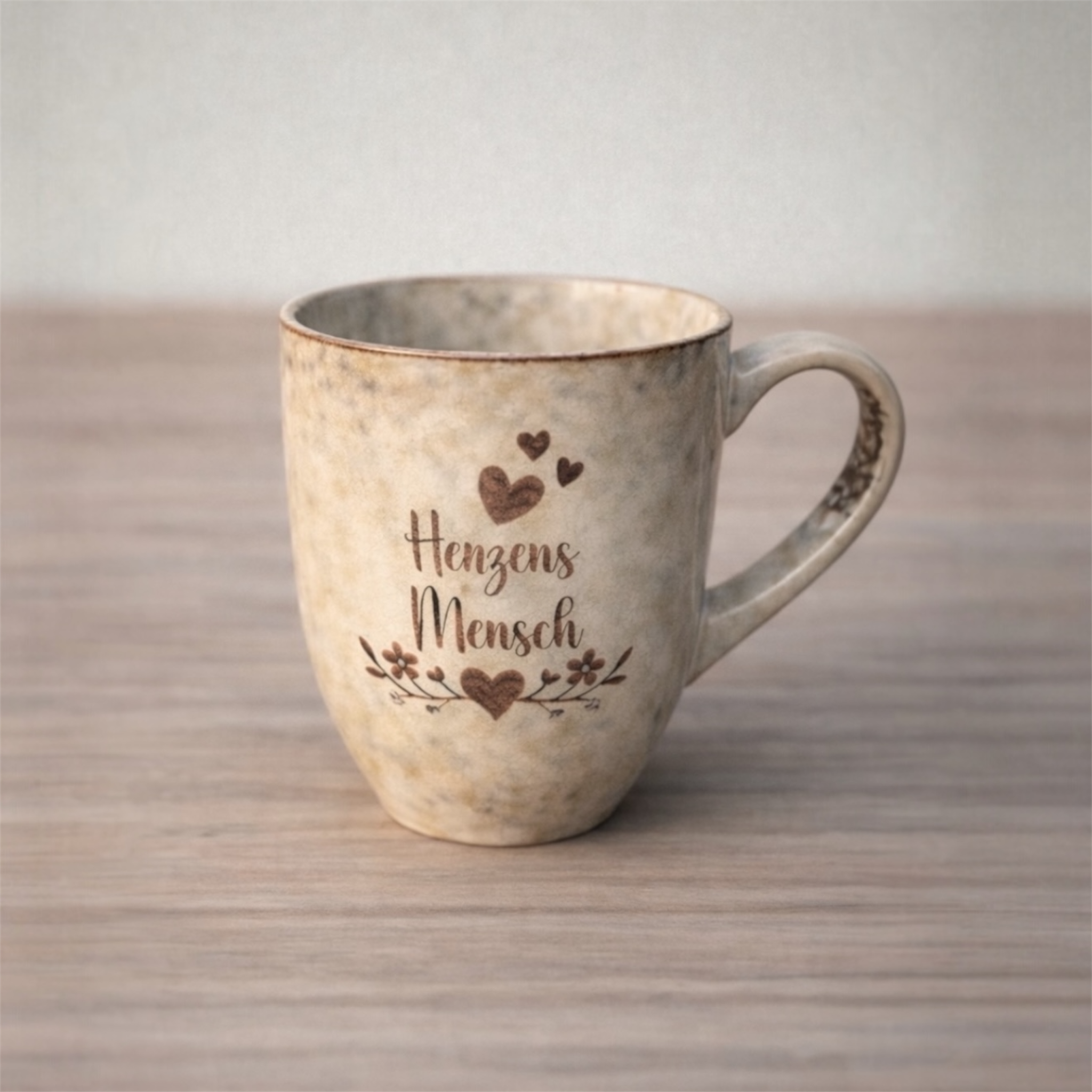 Keramiktasse mit Gravur – Lieblingsmensch & Herzensmensch – Geschenk für besondere Menschen