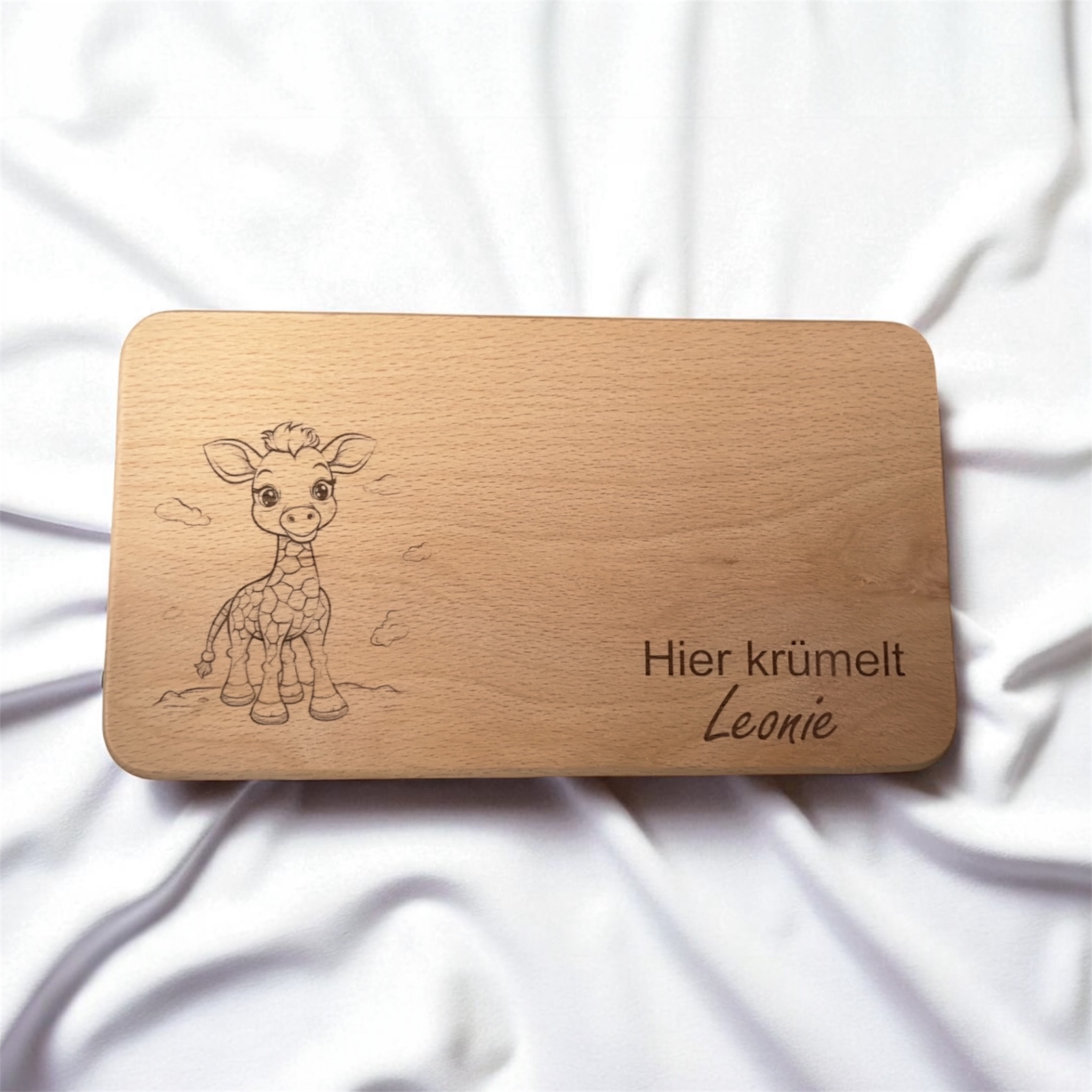 Frühstücksbrettchen personalisiert mit Name & Motiv – Kindergeschenk Einschulung & Geburtstag