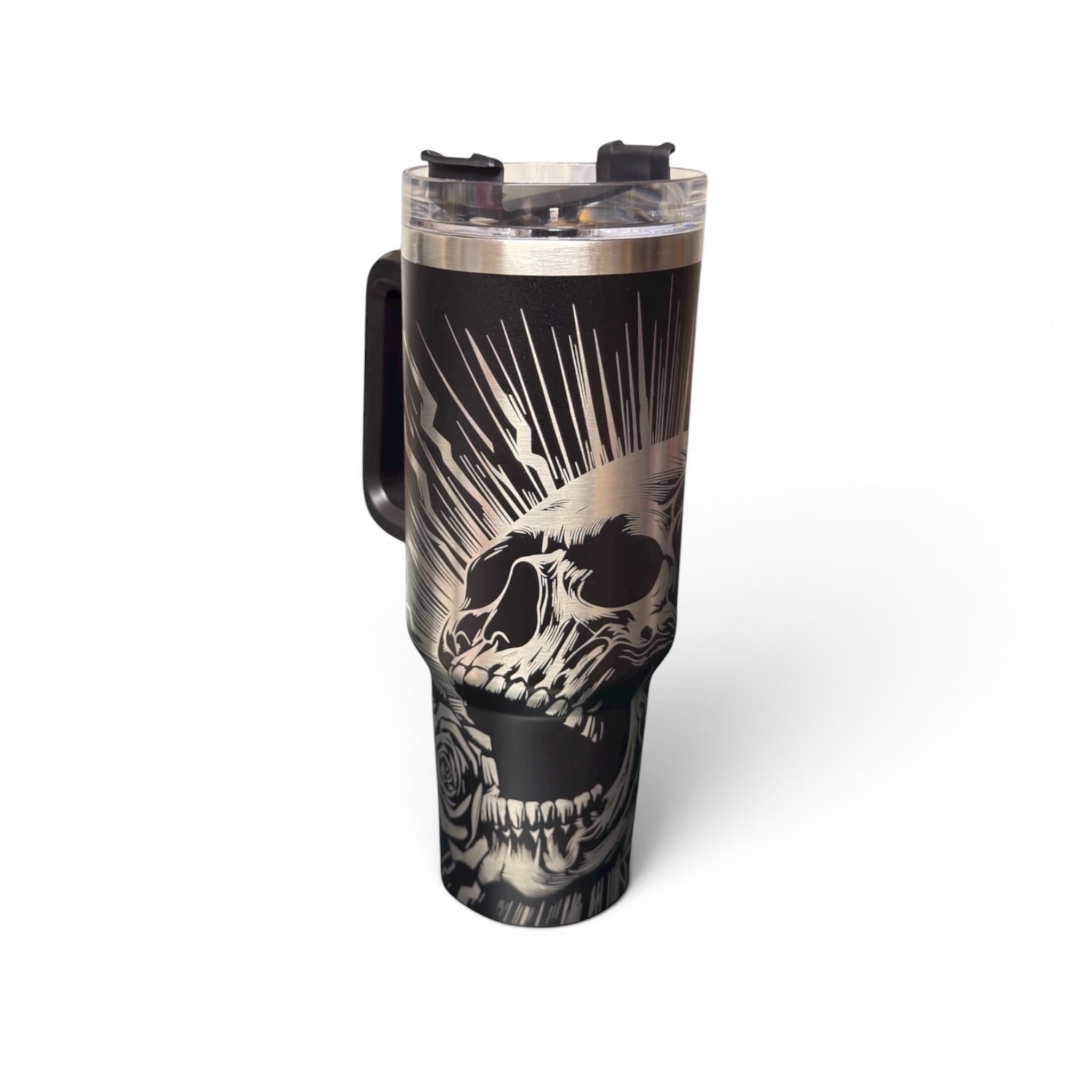 Skull Tumbler Edelstahl – Thermobecher Totenkopf 1200 ml | doppelwandig isoliert