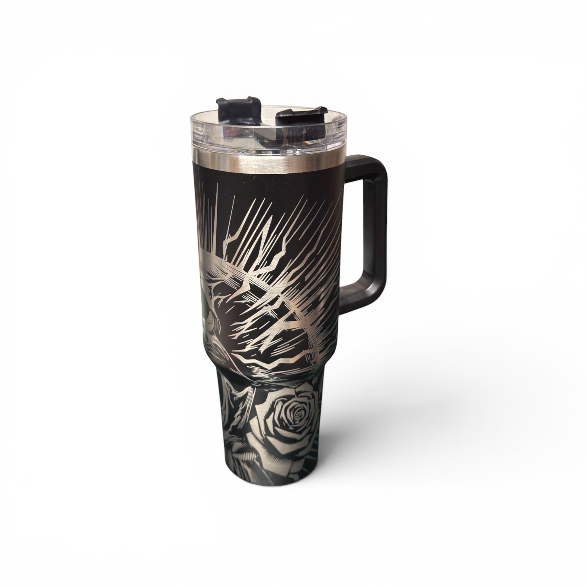 Skull Tumbler Edelstahl – Thermobecher Totenkopf 1200 ml | doppelwandig isoliert